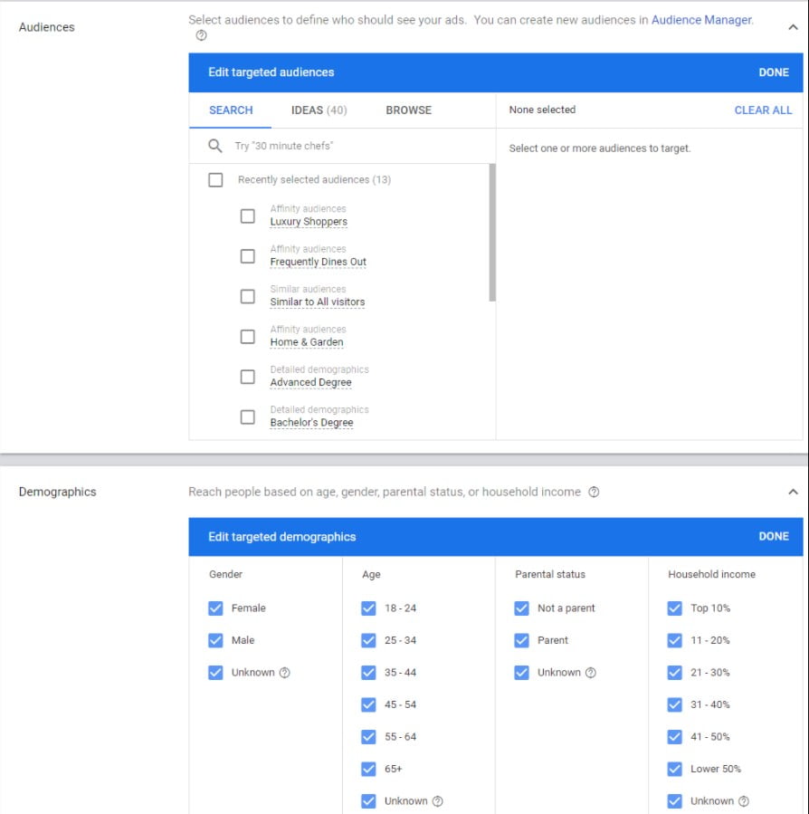 Google Ads tools